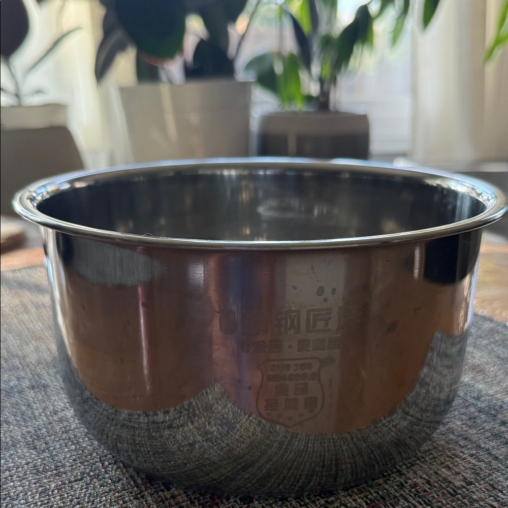 Brand New Stainless Steel Bowl for Rice Cooker
